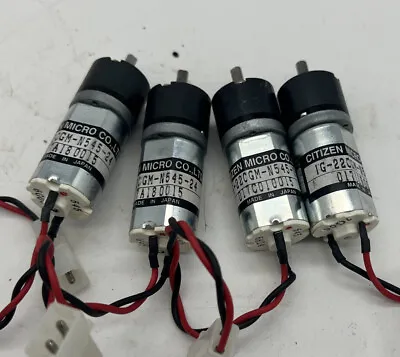 Lot Of 4 Citizen Micro Co LTD 1G-22CGM-N545-24 Dc Motor • $425