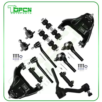 14pcs Front Suspension Kit For 1999-05 Chevrolet Blazer S10 GMC Sonoma Jimmy 4WD • $107.19