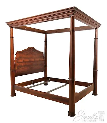 L54607EC: KINDEL Queen Size National Trust Mahogany Canopy Bed • $8695