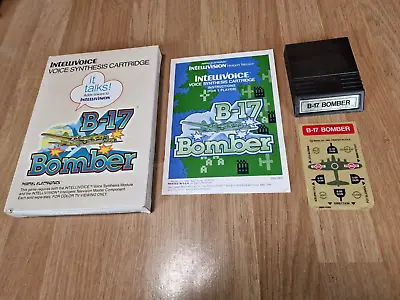 Intellivision - B-17 Bomber - PAL - Boxed With Instructions 1 Overlays - Good • £18.99