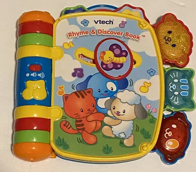 $9.44 • Buy Vtech Rhyme And Discover Book Electronic Toy Educational -Tested Works