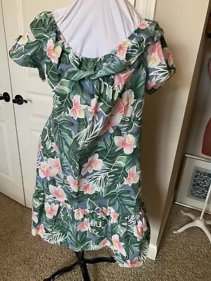 Hilo Hattie Made In Hawaii Floral Dress Mumu Midi Length Medium • $19