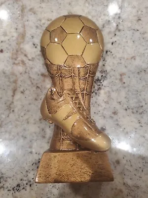 $9.99 • Buy SOCCER TROPHY Bronze Gold Brand New Crown Ball Cleat Boot Futbol Award