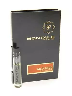 Montale Wild Aoud EDP Vial Sample  2ml 0.07 Fl Oz New With Card • $9.79