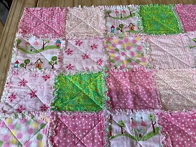 Baby Rag Quilt Blanket • £25