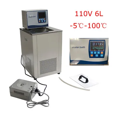 $878.60 • Buy New 110V 6L Low Temp Cooling Liquid Circulator -5℃-100℃ Lab Pump Chiller Cooler