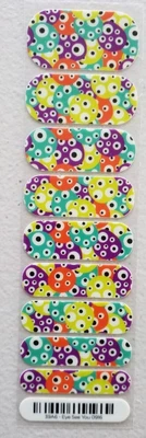 $5 • Buy Jamberry Nail Wrap Half Sheet Eye To See You Retired Halloween November 2018