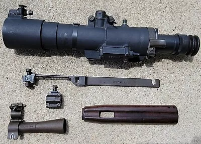 Original Korean War US Army M1 Carbine Sniper Rifle INFRARED Scope & Mounts Set • $699.95