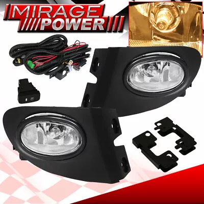 For 2002-2005 Honda Civic Si EP3 Replacement Clear Fog Light Bumper Lamp Upgrade • $40.99