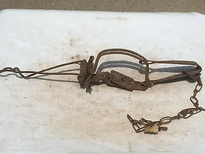 Vintage Victor Stop Loss 3 1/2  Long Jaws Animal Steel Trap - Lot 82 #1 • $9.99