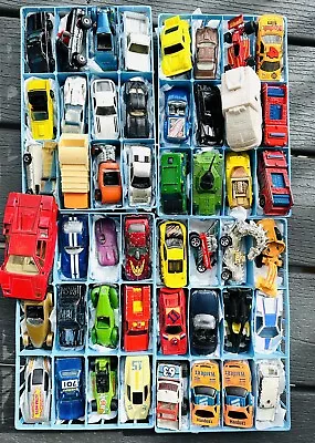 Vintage Lot Of 48 Diecast Hot Wheels Matchbox Superfast Lesney Kidco No Trays • $12.50