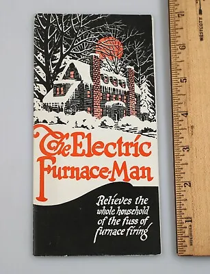 Vintage The Electric Furnace Man Brochure Automatic Coal Burner • $29.99