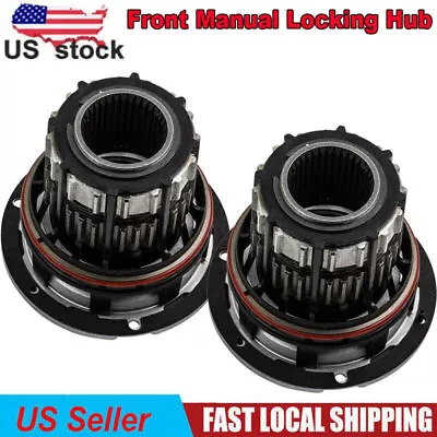 Pair Front Manual Locking Hub For Ford F250 350 Super Duty 4X4 New 2005-2016 • $82.29