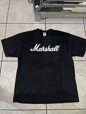 Marshall Amplification T Shirt Sz XL On Delta Tag Black Vintage  • $39.99