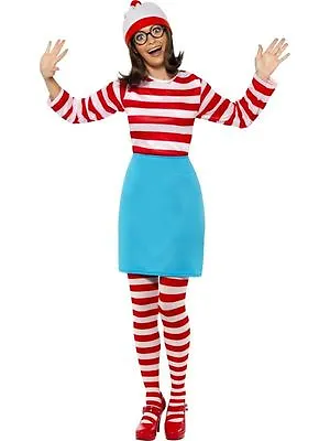 £54.50 • Buy Where's Wally? Wenda Costume, Where's Wally Licensed Fancy Dress, UK Size 16-18