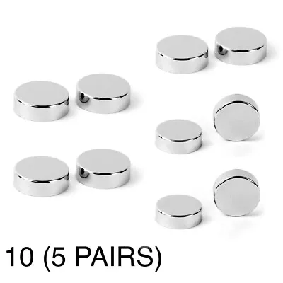 Chrome Cover Cap For Towel Radiators Blanking Plug And Air Vent Valve 10 PCS All • £7.99