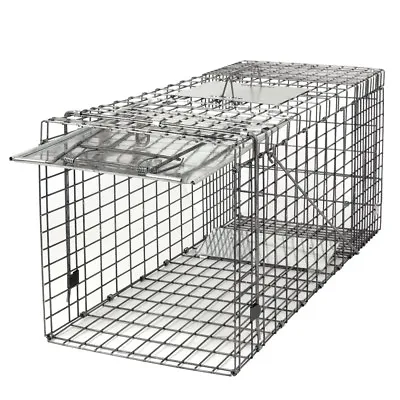 Durable Large Animal Trap Spring Loaded Easy To Bait Release32x12x13   Fram  • $33.58