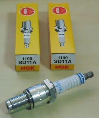 NGK Spark Plug PAIR SD11A For Modified MAZDA Rotary Engines 12A 13B 13BREW 20B • $144.20