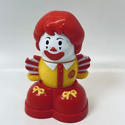 VINTAGE McDonalds Happy Meal Toy Fisher Price Ronald McDonald Stacker Toy Duplo • $3.38