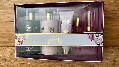 NEW Mor Deluxe Peony Blossom Gift Set 5 Pc Cream Wash Perfume Hand Body Scented! • $70.40