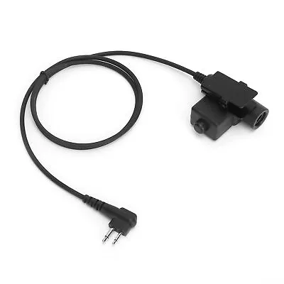 U94 2-Pin PTT Tactical Headset Adapter For Motorola Radio GP300 GP3688 DEP450 • £11.35