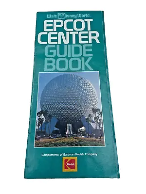 Walt Disney World Epcot Center Guide Book Brochure Map 1983 • $10.19