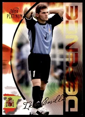 Futera World Football 2003 - Iker Casillas Spain No. 53 • £1