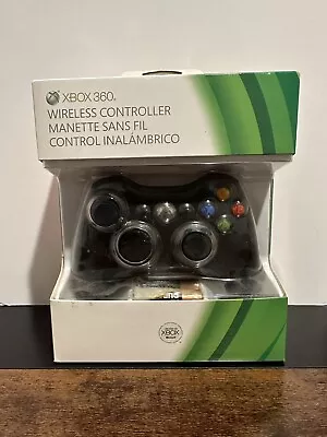 Microsoft Xbox 360 OEM Wireless Controller Black New In Box • $64.99