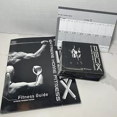 P90X Extreme Home Fitness 12 DVD Set Complete & Fitness Guide Book • $24.99