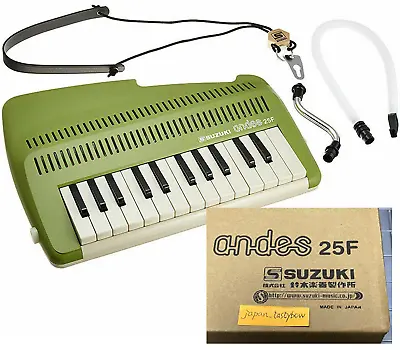 SUZUKI Andes 25F A-25F Wind Keyboard Recorder Melodion Harmonica Made In Japan • $119.99