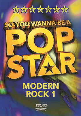 Pop Star Karaoke - Modern Rock Volume 1 DVD • £2.49