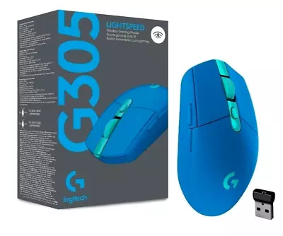 Logitech G304 / G305 Lightspeed Wireless Gaming Mouse HERO 12K Sensor | BLUE • £29.99