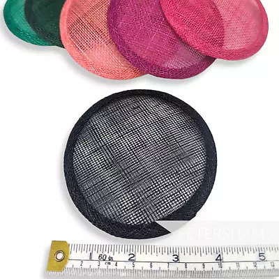 10.5cm Round Sinamay Fascinator Hat Base For Millinery & Hat Making • £2.25