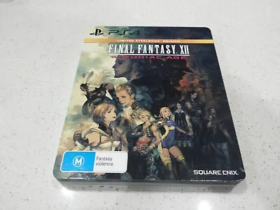 Final Fantasy XII The Zodiac Age Limited Steelbook Edition PS4 AUS Release (NEW) • $94.99