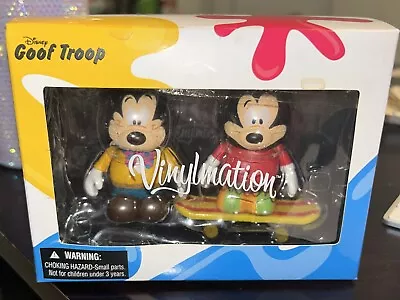 DISNEY VINYLMATION 3  Set Goof Troop Goofy Maxx Disney Afternoon  Le Combo • $39.99