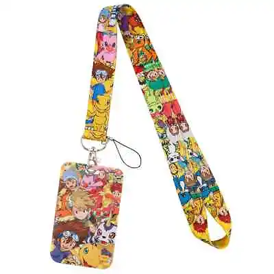 Digimon Digital Monsters Anime Series Characters Lanyard With ID Badge Holder • $7.99