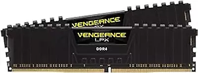 Corsair Vengeance LPX 32GB (2x16GB) DDR4 3200MHz C16 Desktop Gaming Memory Black • $129.37