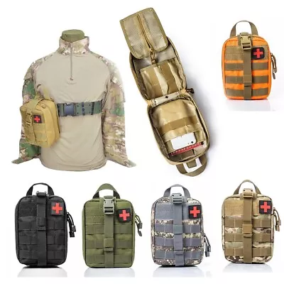 £8.59 • Buy Durable Tactical MOLLE Rip-Away EMT IFAK Medical Pouch First Aid Kit Utility Bag