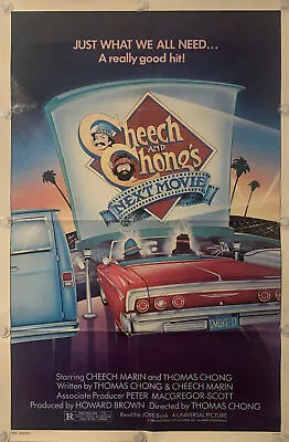 CHEECH AND CHONG'S NEXT MOVIE Original One Sheet Movie Poster - 1980 • £81.92
