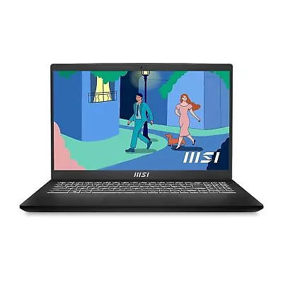 2022 MSI Modern 15 B12M 15.6  FHD Laptop Intel I7-1255U Iris Xe 16GB 512GB W11H • $549.99