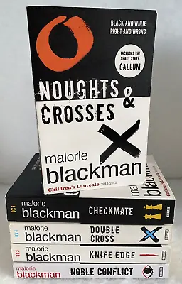 Malorie Blackman 5 X Paperback Book Bundle Noughts & Crosses Checkmate + Others • £12.95