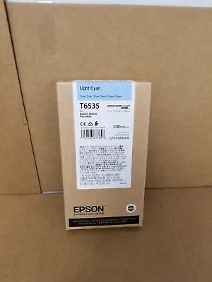 NEW! Epson Stylus Pro 4900 Printer Ink Cartridge T6535 Light Cyan EXPI2021 #L957 • $39.99