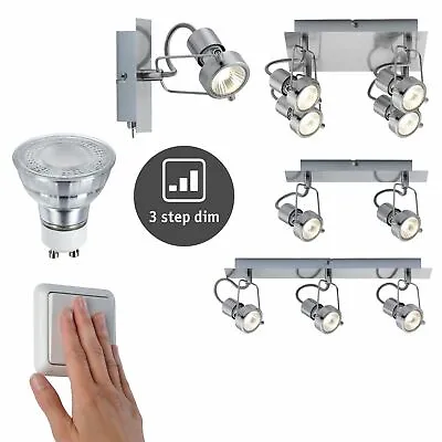 £32.20 • Buy Paulmann Techno II Ceiling Lights Incl. Dimmable LED Bulbs 3-Step Dimming