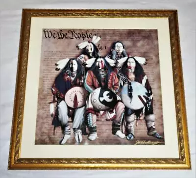 JD Callenger WE THE PEOPLE Custom Framed & Matted Serigraph Signed • $899.99