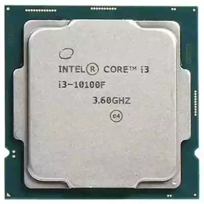  Intel Core I3-10100F 3.6GHz CPU Quad Core Processor LGA1200 Socket • £39.99