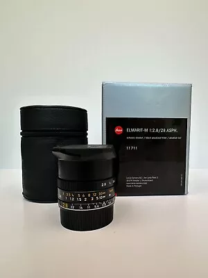 Leica Elmarit-M 28mm F2.8 ASPH Lens 11677 MINT • $1850