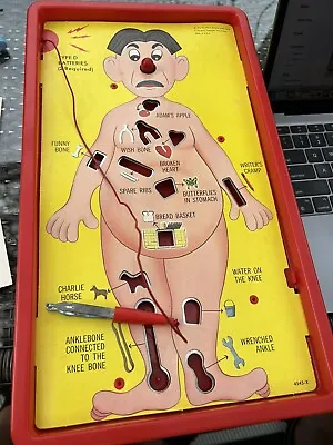 Vintage Original 1965 Operation Board Game With Rare Smoking Doctor • $40