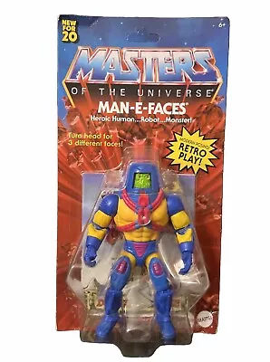 Masters Of The Universe Origins Man-E-Faces Figure Retro 2020 MOTU	 • $34.95