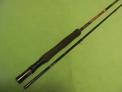 Vintage Daiwa Black Widow Graphite 8' 6  Fly Line AFTMA #6-7 Two-Piece Fly Rod • $32.95