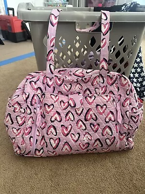 Vera Bradley Factory Style Baby Bag In Hearts Iced PInk • $30